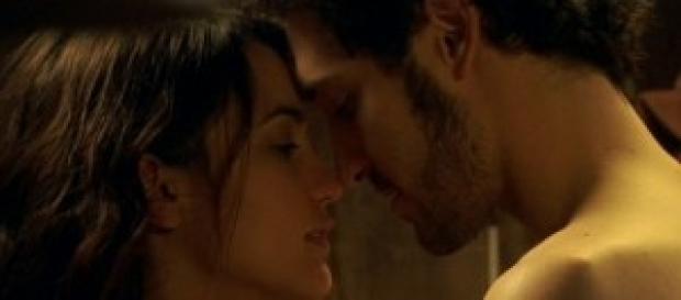 Una scena della telenovela Il Segreto. Una scena della telenovela Il Segreto.