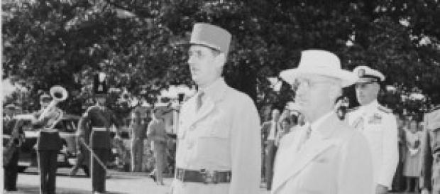 Presidente Truman y presidente Charles de Gaulle Presidente Truman y presidente Charles de Gaulle
