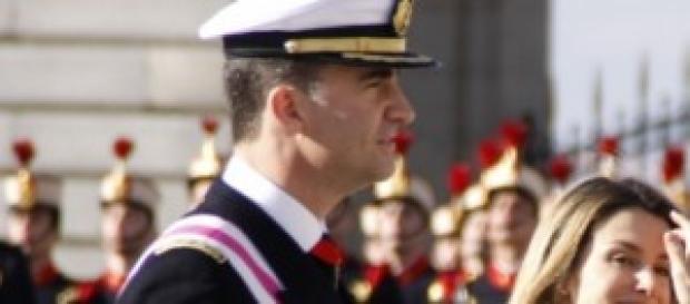 El principe Felipe y la princesa Letizia de acto El principe Felipe y la princesa Letizia de acto