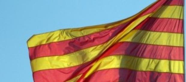 Esta es la bandera catalana Esta es la bandera catalana
