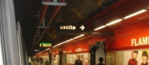 Una stazione della metro di Roma