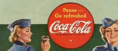 Cartel publicitario de Coca-Cola, 1942.