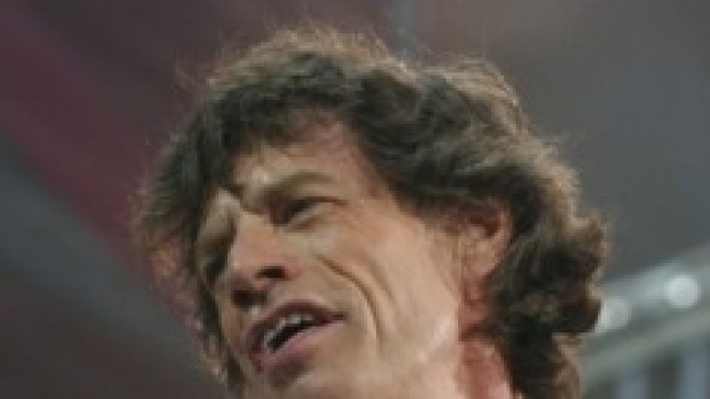 Mick Jagger nel tour in Italia nel 2003