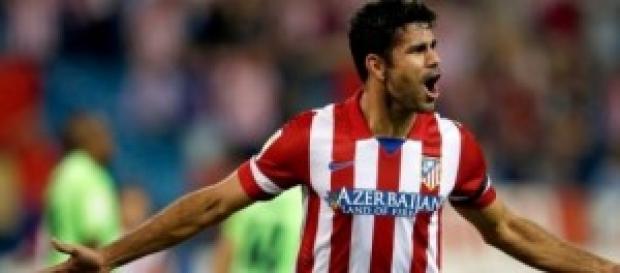 Diego Costa celebra un gol con el Atlético Diego Costa celebra un gol con el Atlético