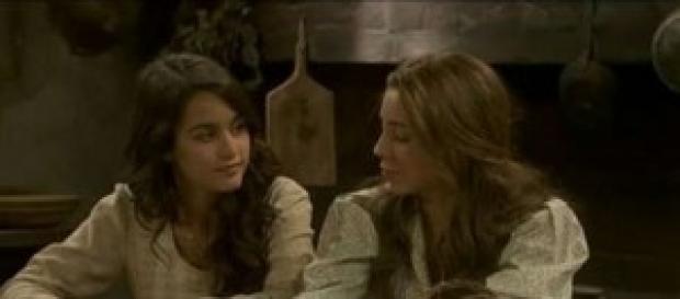 Emilia e Pepa si confidano. Emilia e Pepa si confidano.
