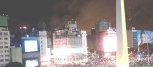 Los Argentinos festejan en Buenos Aires Los Argentinos festejan en Buenos Aires