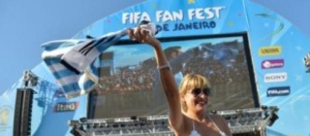 Los Argentinos festejan en Brasil Los Argentinos festejan en Brasil