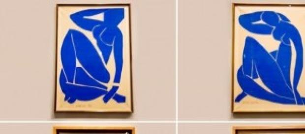 Matisse's four Blue Nudes, 1952 Matisse's four Blue Nudes, 1952