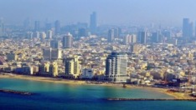 Una veduta della citt&agrave; di Tel Aviv