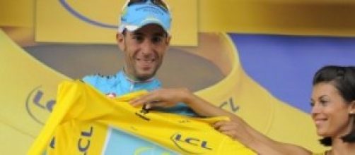Vincenzo Nibali maglia gialla al Tour de France