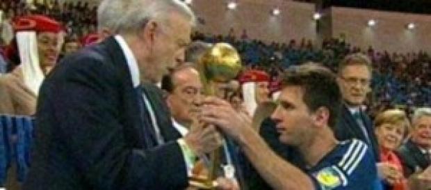 Lionel Messi mejor jugador del mundial Lionel Messi mejor jugador del mundial