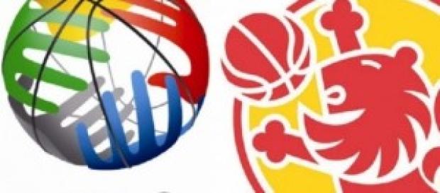 Logos de FIBA y FEB que organizan el Mundobasquet. Logos de FIBA y FEB que organizan el Mundobasquet.