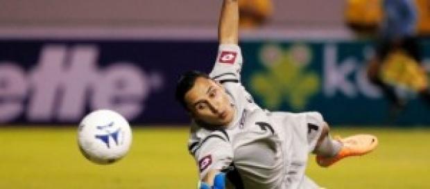 Navas en un partido con su selección Navas en un partido con su selección