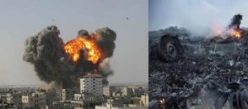 Gaza e l'aereo abbattuto in Ucraina