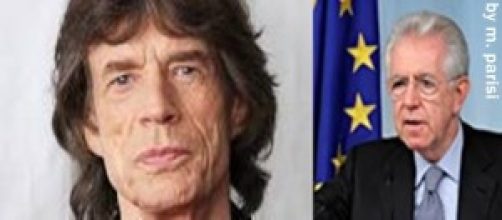 Mick Jagger e Mario Monti