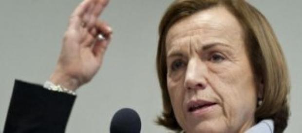 L'ex ministro del Lavoro, Elsa Fornero L'ex ministro del Lavoro, Elsa Fornero