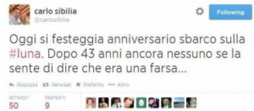 Il tweet del grillino Sibilia