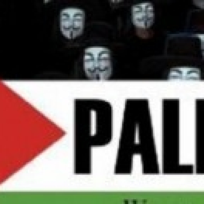 Anonymous Message supporting Palestine