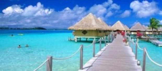 Passerella sul mare a Bali Passerella sul mare a Bali