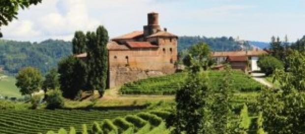 Veduta d'insieme delle colline e dei castelli Veduta d'insieme delle colline e dei castelli