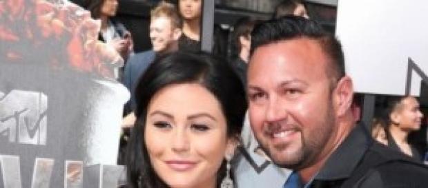 JWoww embarazada y Roger Matthews. JWoww embarazada y Roger Matthews.