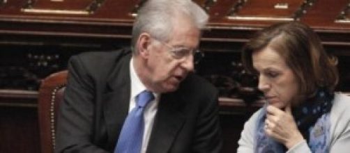 Mario Monti ed Elsa Fornero