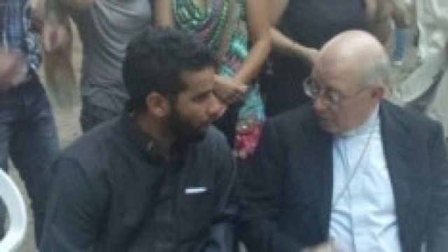 L'Imam Yarim e il vescovo Zedda, Foto di Asmaa Oug