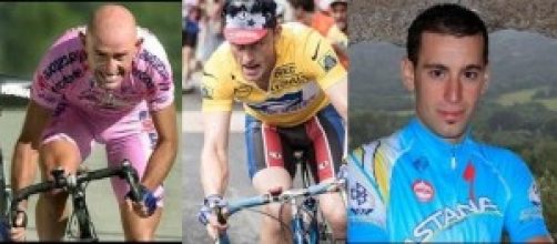 Marco Pantani, Lance Armstrong, Vincenzo Nibali