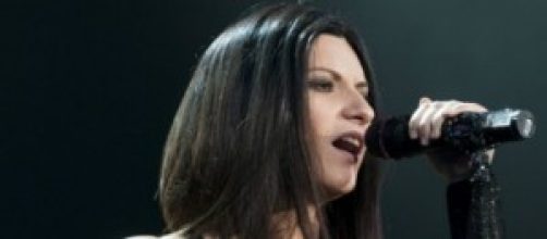 Laura Pausini, durante un concerto