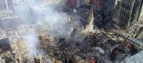 Le macerie delle Torri Gemelle