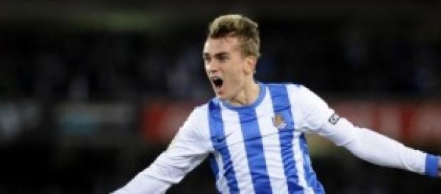 Griezmann como jugador de la Real Sociedad Griezmann como jugador de la Real Sociedad