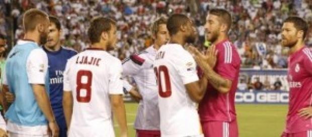 Imagen de la trifulca entre Keita y Pepe Imagen de la trifulca entre Keita y Pepe