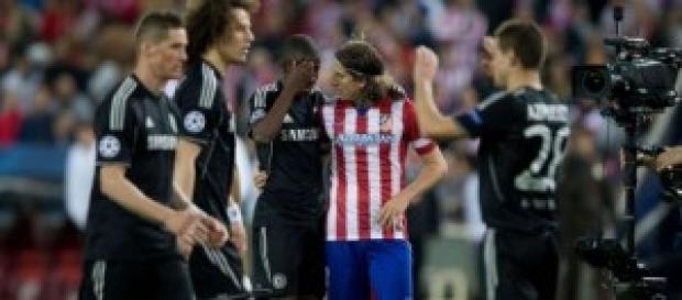 Filipe, al término el partido de Champions Filipe, al término el partido de Champions