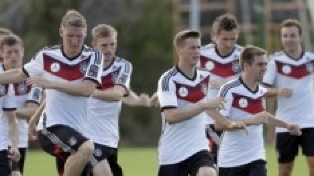 Germania in allenamento, sfiderà il Brasile