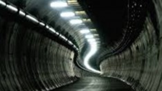 Navetta bloccata nell'Eurotunnel.