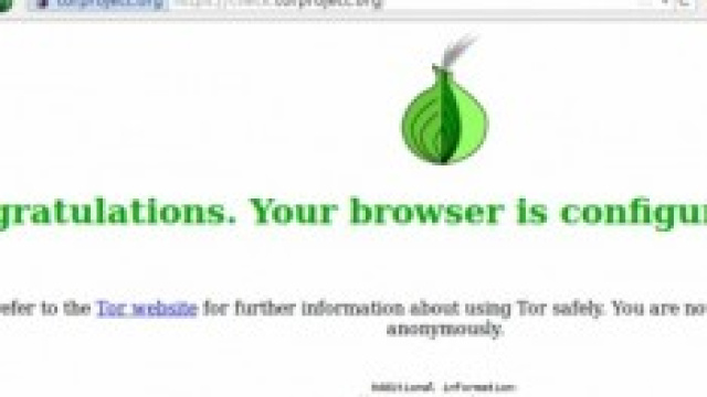 screenshot di Tor browser che naviga il Deep Web