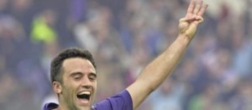 L'esultanza di Rossi in Fiorentina-Juventus