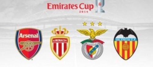 Valencia-Monaco e Arsenal-Benfica, Emirates Cup