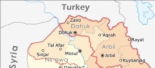 Il territorio degli Yazidi