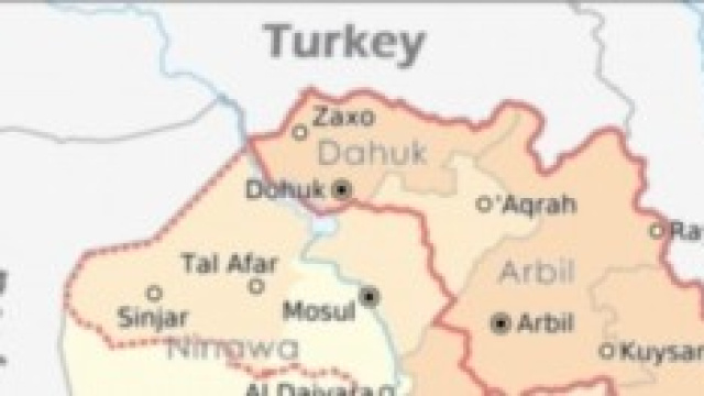 Il territorio degli Yazidi