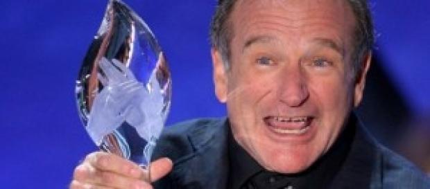 Robin Williams y su sonrisa de siempre. Robin Williams y su sonrisa de siempre.