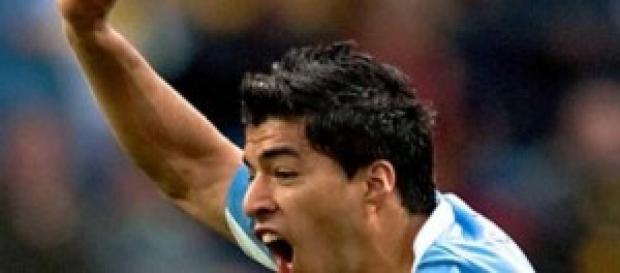 Luis Suárez con la selección uruguaya Luis Suárez con la selección uruguaya