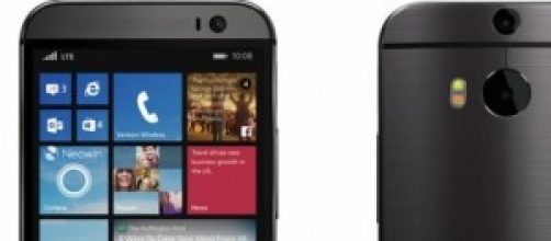 Rendering di HTC One M8 con Windows Phone 8.1