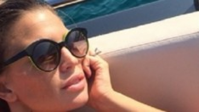 La modella e showgirl Claudia Galanti 