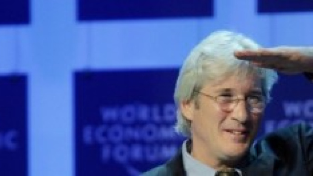 Richard  Gere   in Davos 