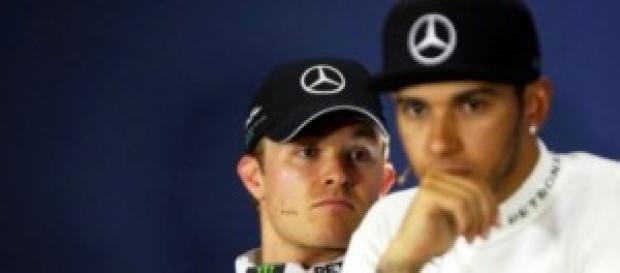 Nico Rosberg e Lewis Hamilton Nico Rosberg e Lewis Hamilton