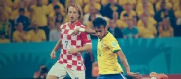 Rakitic y Neymar durante el Mundial de Brasil Rakitic y Neymar durante el Mundial de Brasil