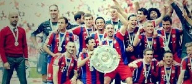 El Bayern celebrando su anterior Bundesliga El Bayern celebrando su anterior Bundesliga