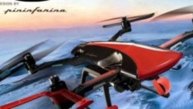 Il disegno del drone completo