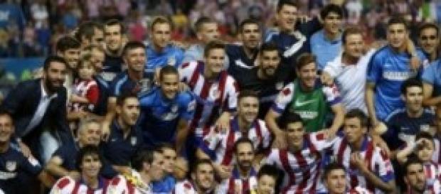 El Atlético celebra la Supercopa El Atlético celebra la Supercopa